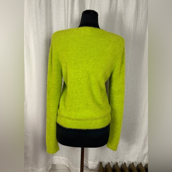 Sunday Best Chartreuse Knit Pullover - Picture 2 of 4